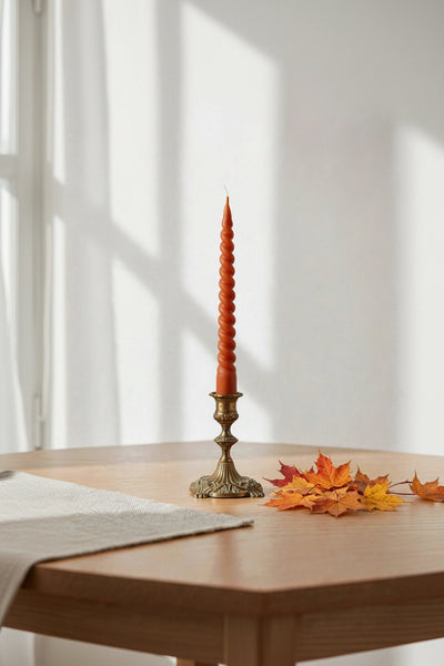 LaRue Candle Co. Small Swirl taper candle, photo 3