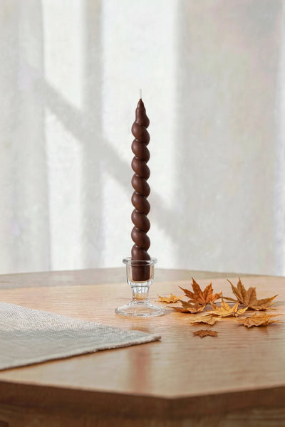LaRue Candle Co. Mid Swirl taper candle, photo 2