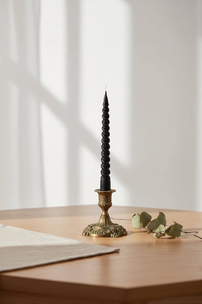 LaRue Candle Co. Small Swirl taper candle, photo 4
