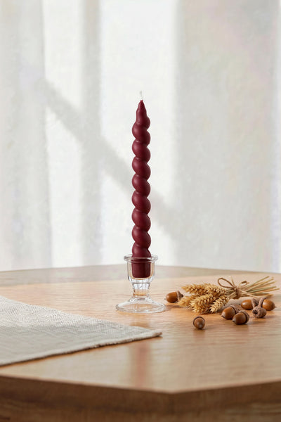 LaRue Candle Co. Mid Swirl taper candle, photo 4