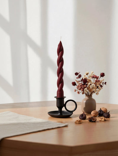 LaRue Candle Co. Large Swirl taper candle, photo 1