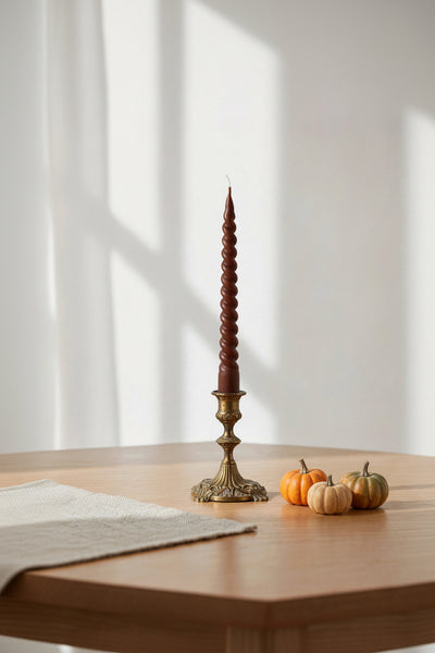 LaRue Candle Co. Small Swirl taper candle, photo 2